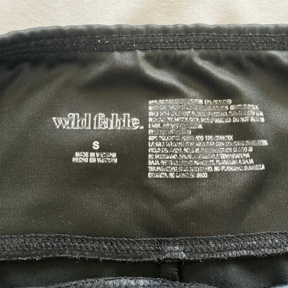 Wild Fable Sleek Black Kids Leggings - Picture 5 of 5